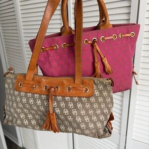 Vintage Dooney & Bourke Monogram bag lot